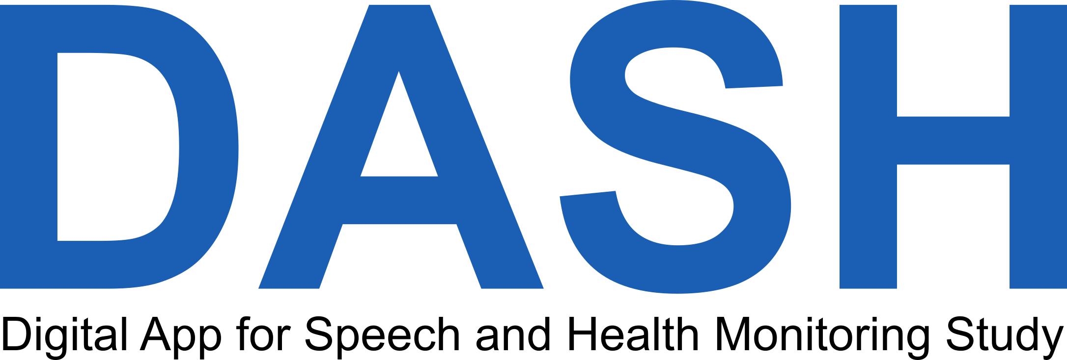 DASH Logo — Digital App for Speech Health